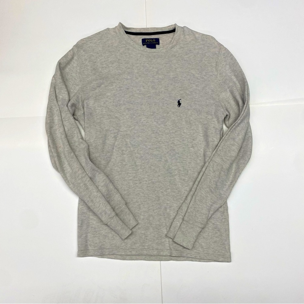 Polo Ralph Lauren Long Sleeve White Waffle Net Men’s Medium Shirt